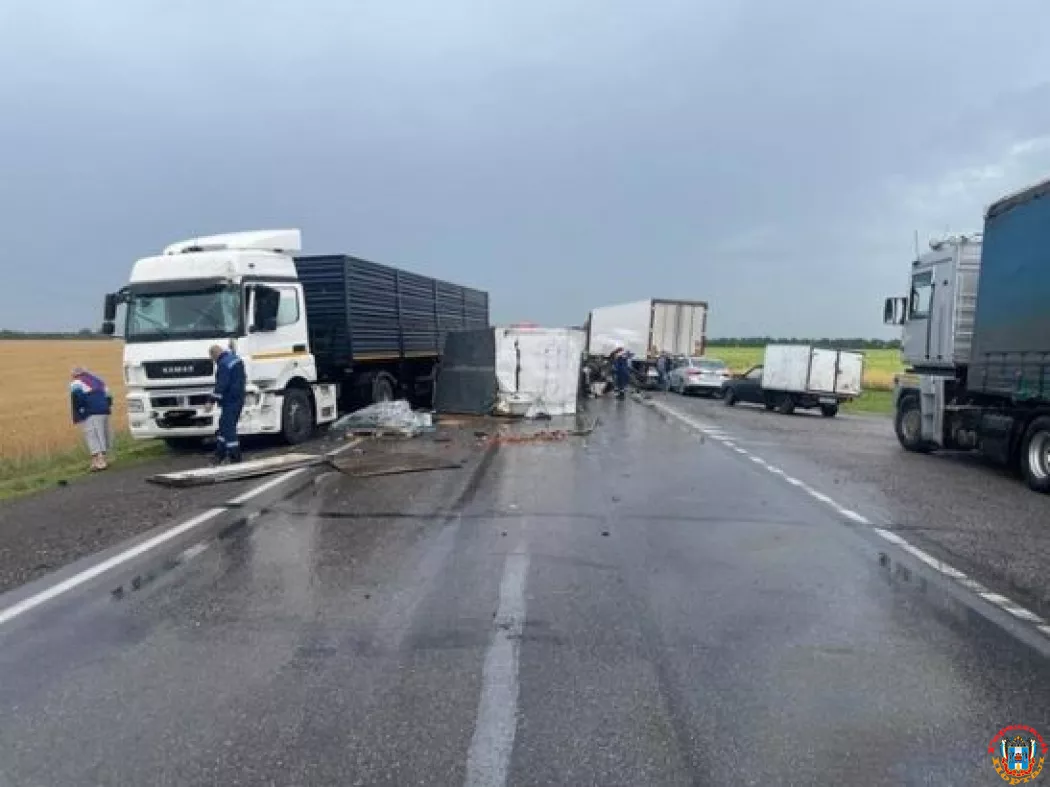 В Ростовской области в столкновении с КамАЗом погиб водитель грузовика