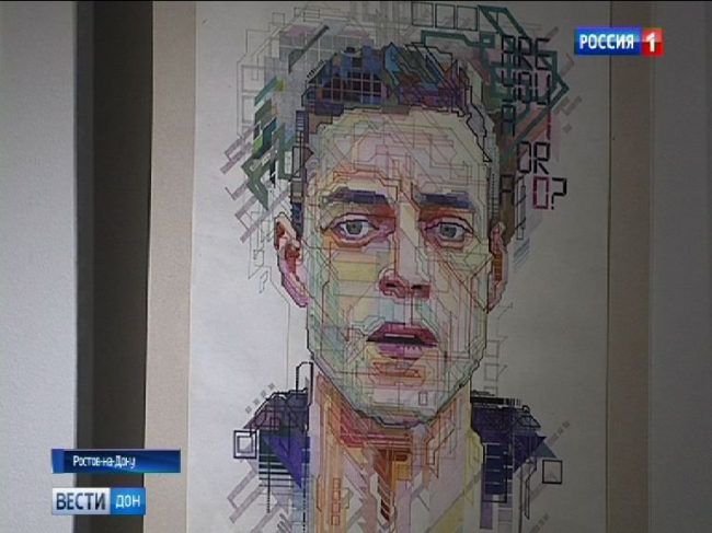 Портреты знаменитостей в необычной технике представлены на выставке в Ростове