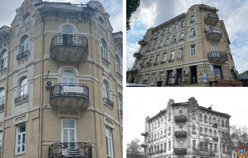 Тогда и сейчас: как в Ростове сохранили резные двери и лиры на балконах дома купца-извозчика