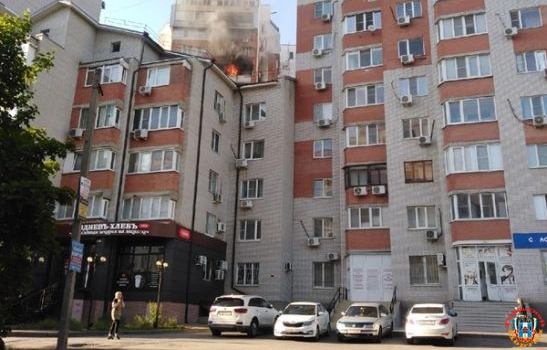 В Ростове при пожаре в своей квартире погиб человек