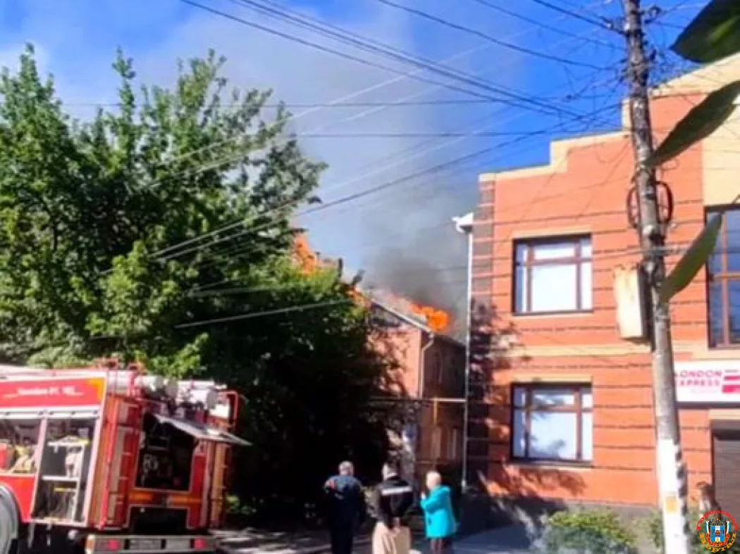 В заброшенном здании Таганрога, случился крупный пожар