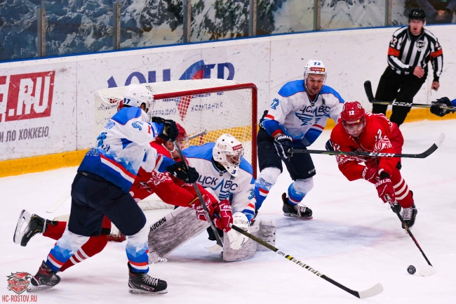 Хоккейный клуб «Ростов» в овертайме обыграл ЦСК ВВС