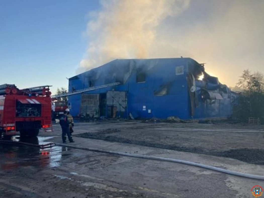 Два ангара с луком сгорели в Ростовской области
