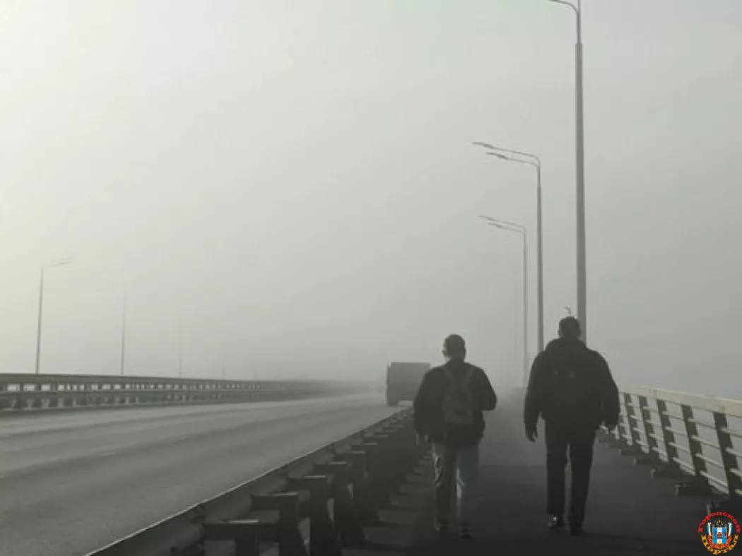Утром 15 октября Ростов окутал туман