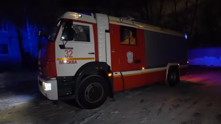 При пожаре в московской высотке погиб человек