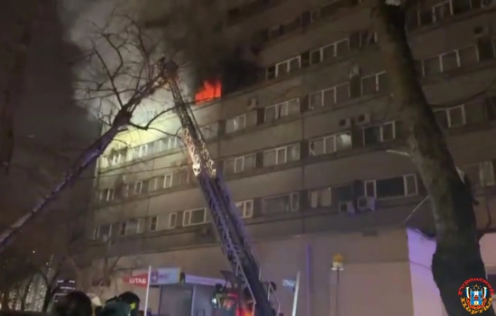 Во время пожара в московском отеле погибли дети