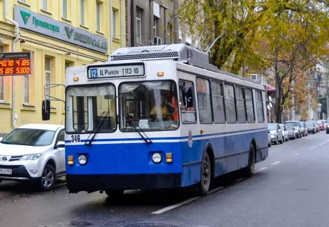 Три троллейбусных маршрута в Ростове приостановят работу