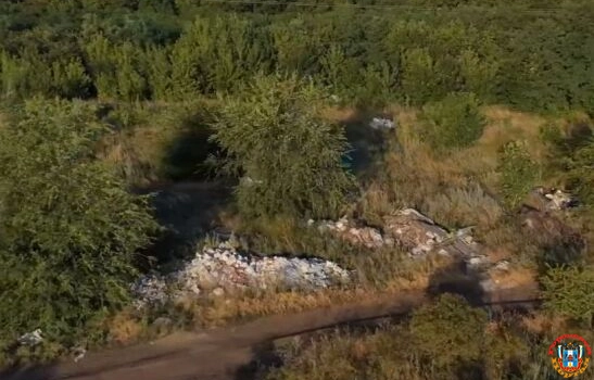 В Мартыновском районе нашли огромную свалку бытовых отходов