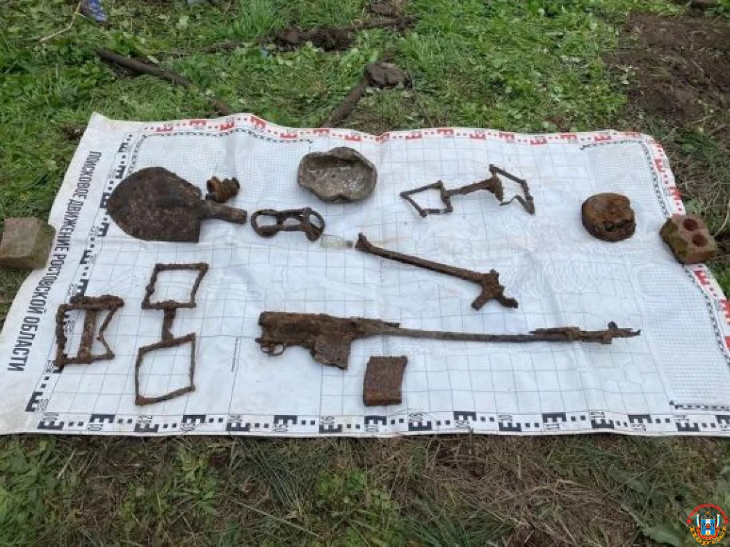 В ходе раскопок в Ростове нашли фрагменты оружия времен ВОВ