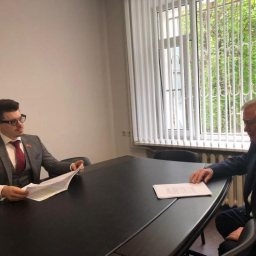 Депутат Сергей Смирнов провел рабочую встречу с депутатом ЗС РО Юрием Дроновым