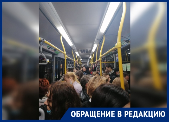 После оптимизации графика общественного транспорта в Ростове давка в автобусах стала больше