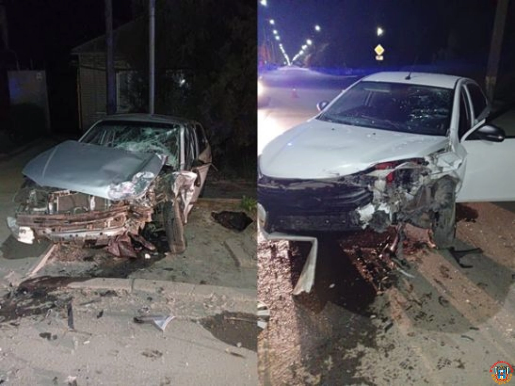 В Таганроге водители двух легковушек пострадали в ДТП
