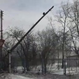 В Забайкалье ремонтники продолжают устранять последствия шторма