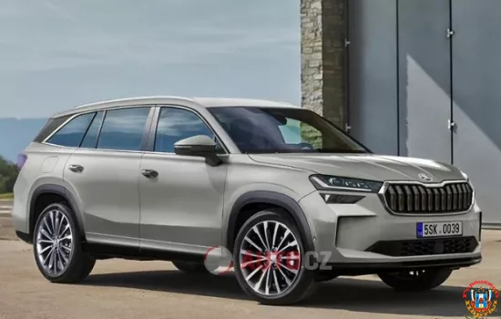 Skoda Kodiaq 2024 впервые показали целиком без камуфляжа