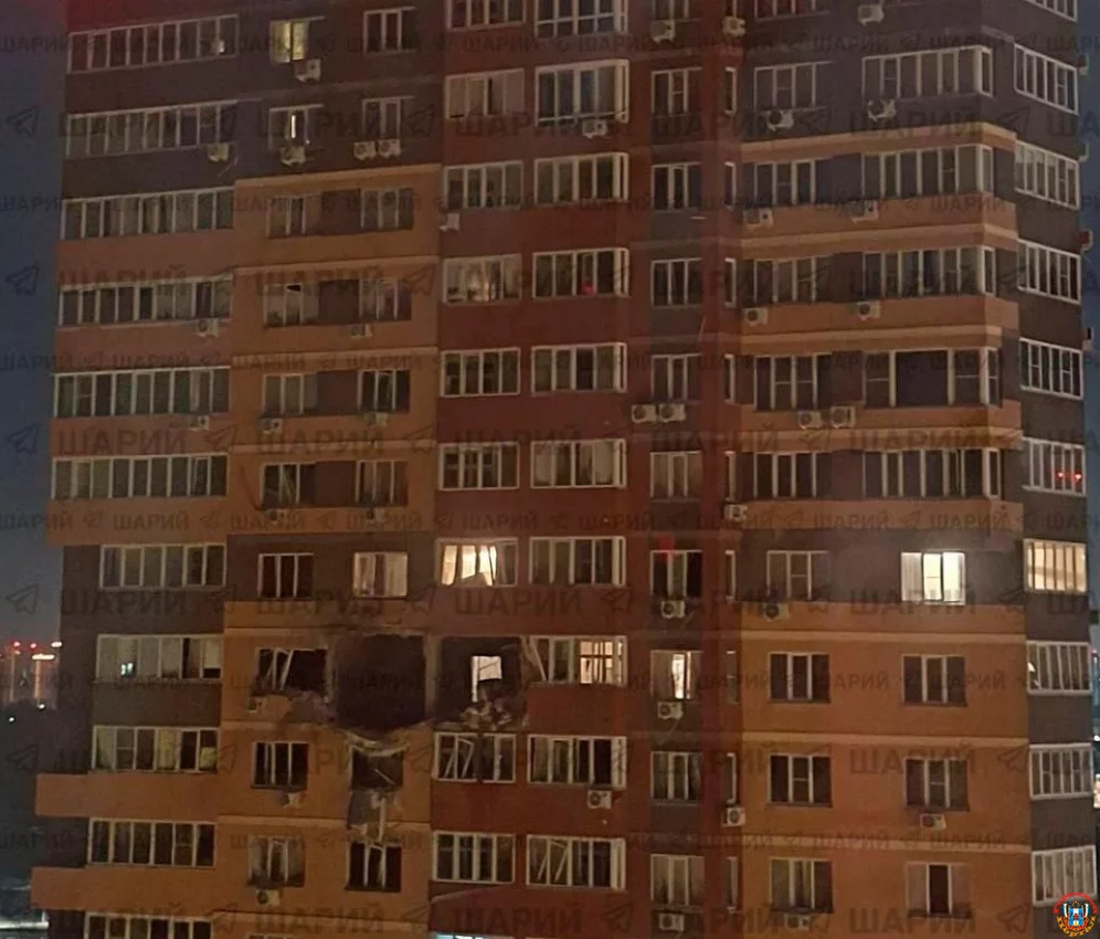 Многоквартирный дом повреждён в Пролетарском районе Ростова при воздушной атаке