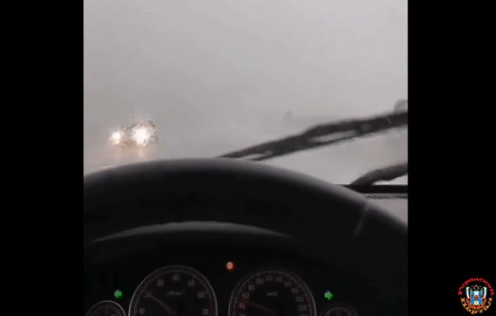 Из-за мощных ливней ухудшилась ситуация на дорогах Ростовской области