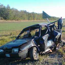 Автоледи на роскошном джипе отправила в кювет остановившуюся «Ладу» на трассе в Ростовской области