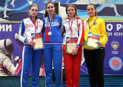 Шпажистка Евгения Жаркова стала бронзовым призером первенства России