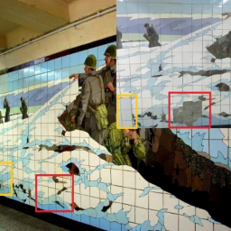 В подземном переходе в центре Ростова начало осыпаться мозаичное панно