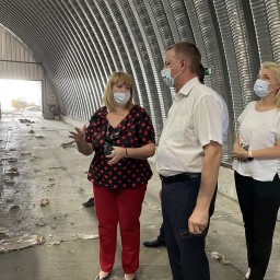 Замгубернатора Вадим Артёмов посетил стройплощадку самого крупного отходоперерабатывающего комплекса в Ростовской области