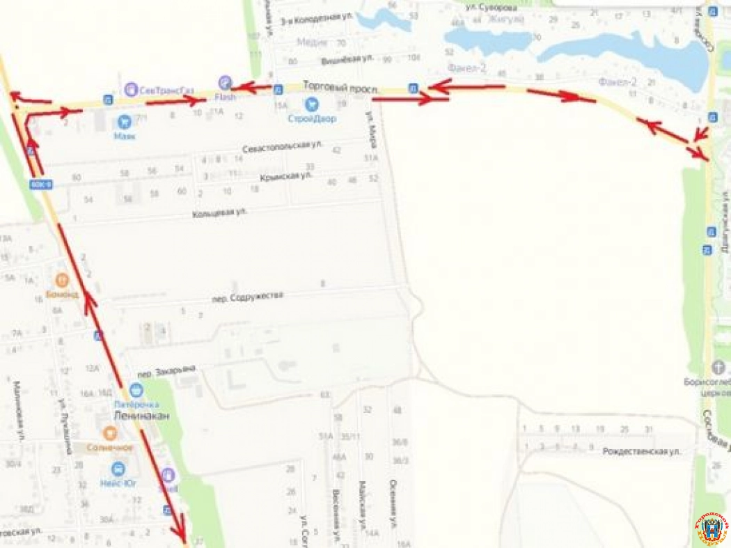 Ростовчане просят расширить дорогу на Торговом проспекте