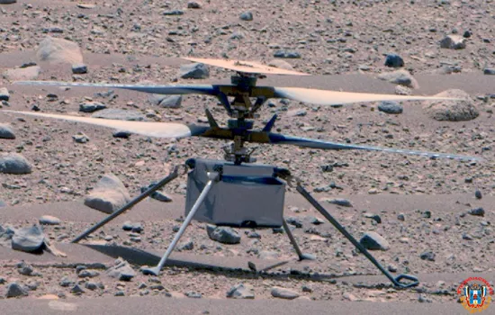 После 63 дней молчания: марсианский вертолёт NASA Ingenuity наконец-то «позвонил» домой