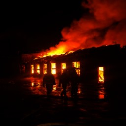 Больше сотни спасателей тушат крупный пожар на складе в Ростове