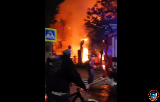 Крупный пожар в Нахичевани