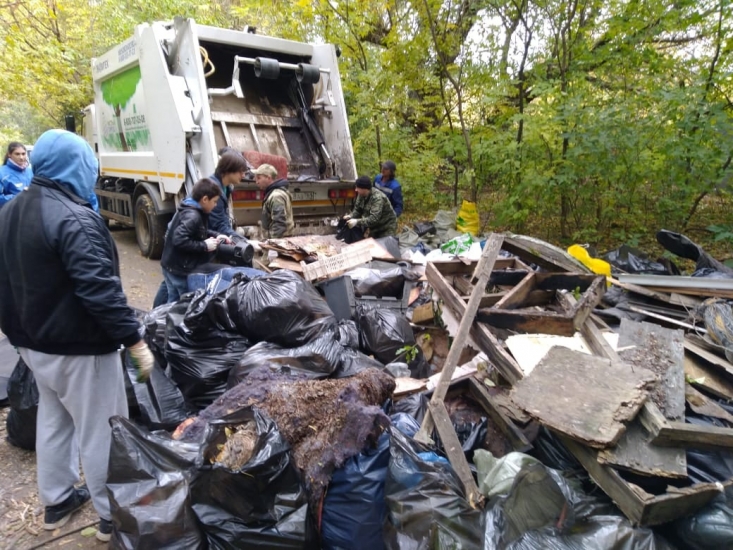 Рощу СКА в Ростове расчистили от мусора