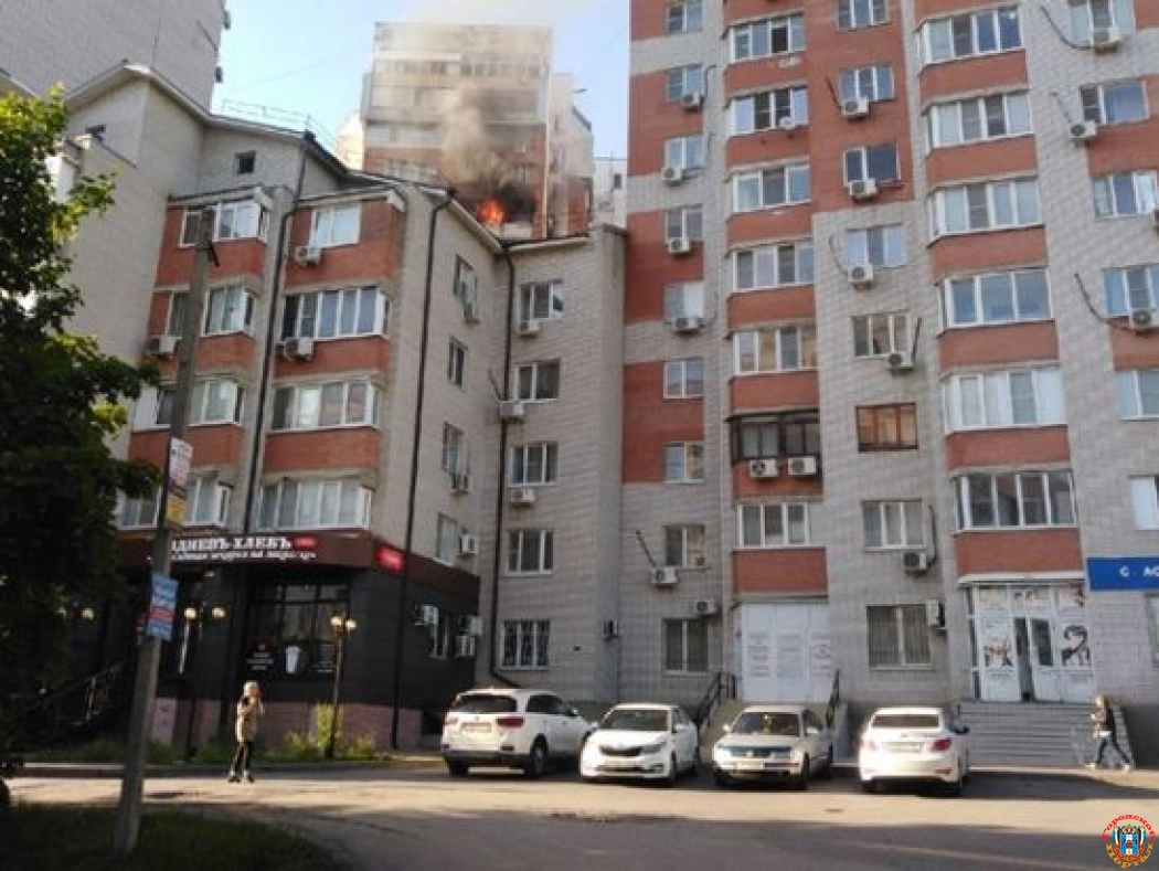 В Ростове при пожаре в своей квартире погиб человек