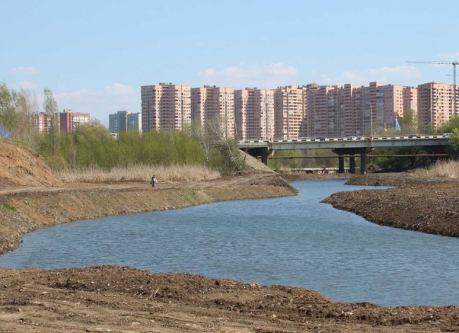 В Ростове расчистили большой участок реки Темерник