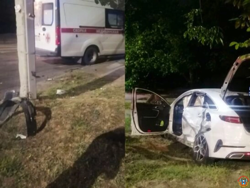 В Ростове-на-Дону произошло столкновение двух иномарок