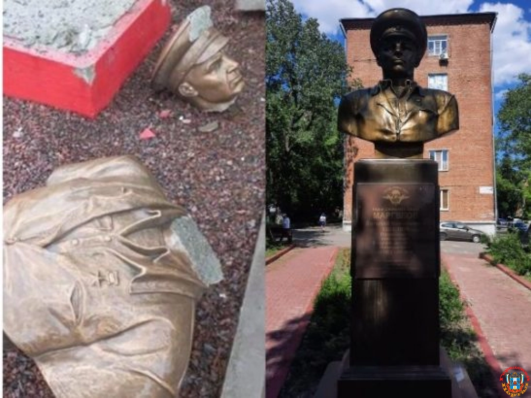 В Ростове восстановили памятник генералу Василию Маргелову