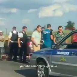 На трассе Ростов-Таганрог расстреляна машина с пассажирами
