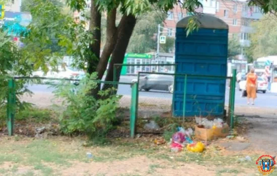 Утопают в мусоре дворы на Днепровском