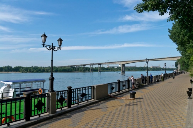 В Ростове продолжается реконструкция моста на Малиновского