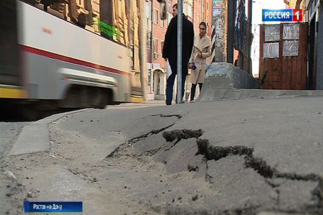 Активисты ОНФ выявили нарушения дорожного покрытия на обновленной ул. Станиславского в Ростове