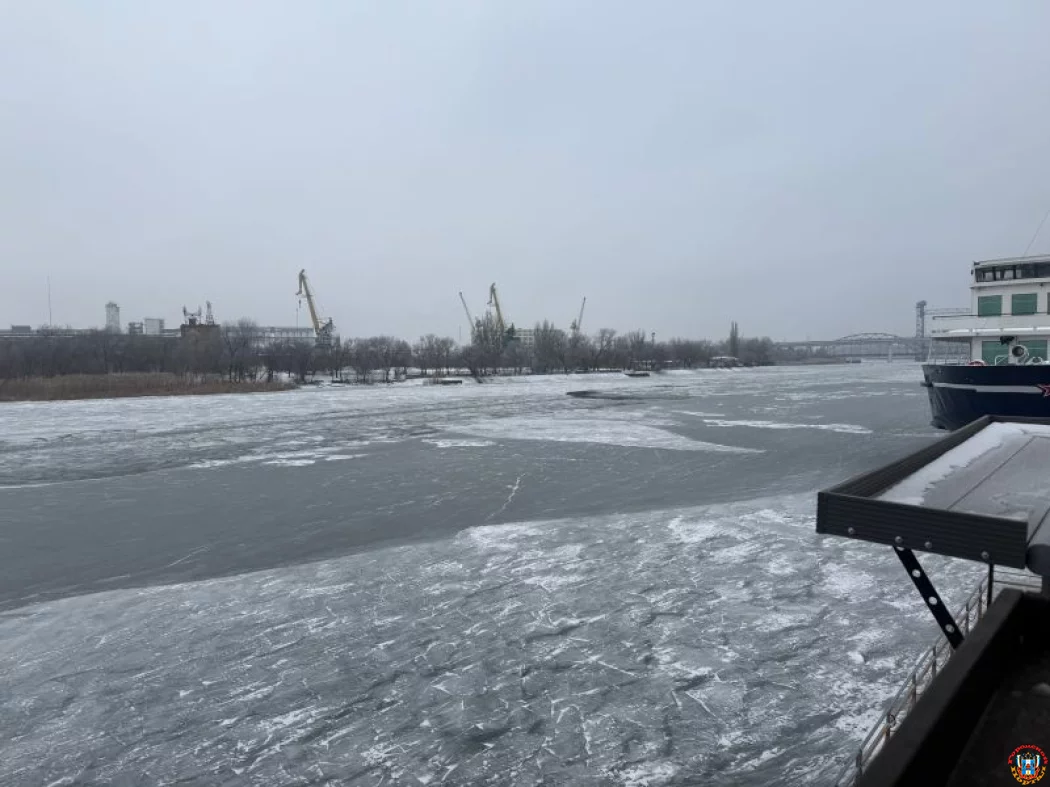 Дон сковало льдом: редкое зимнее зрелище в Ростове попало на фото Дон сковало льдом: редкое зимнее зрелище в Ростове попало на фото