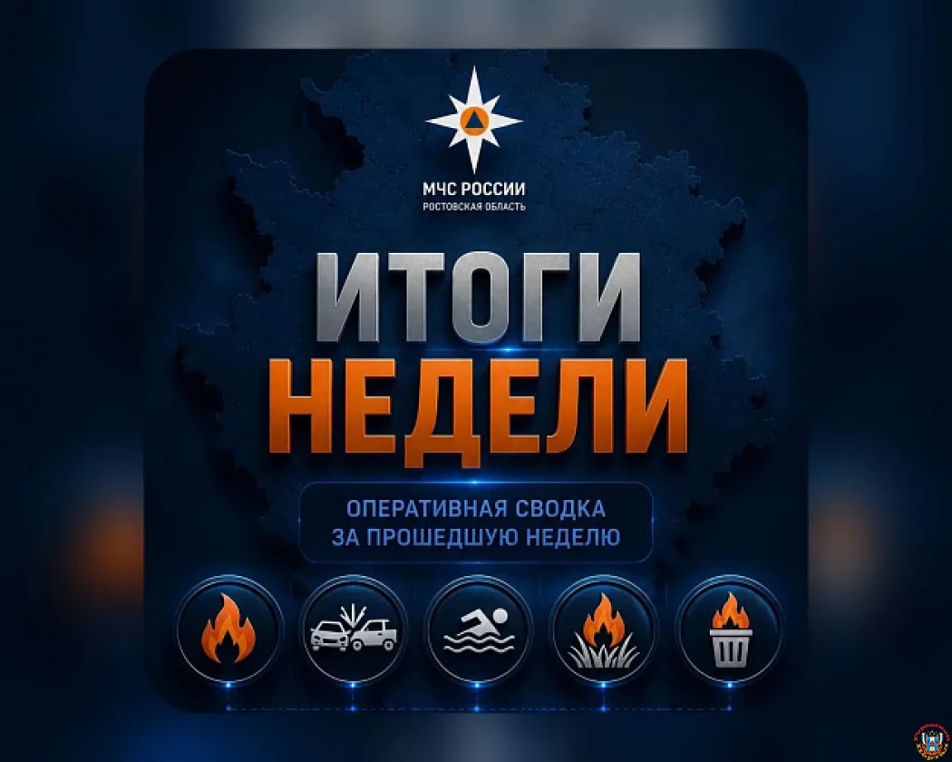 15 погибших за неделю: МЧС подвело итоги чрезвычайных происшествий в Ростовской области