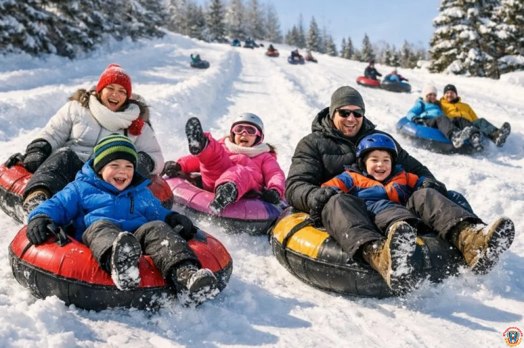 Где кататься на санках и &laquo;ватрушках&raquo; в Ростове: путеводитель по главным снежным горкам города
