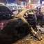 За пять минут в Ростове "пьяный" Mercedes успел врезаться в подземный переход и полностью сгореть 2