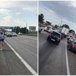 На трассе Батайск - Ростов столкнулись автобус и легковушка: пассажиры добирались до работы пешком