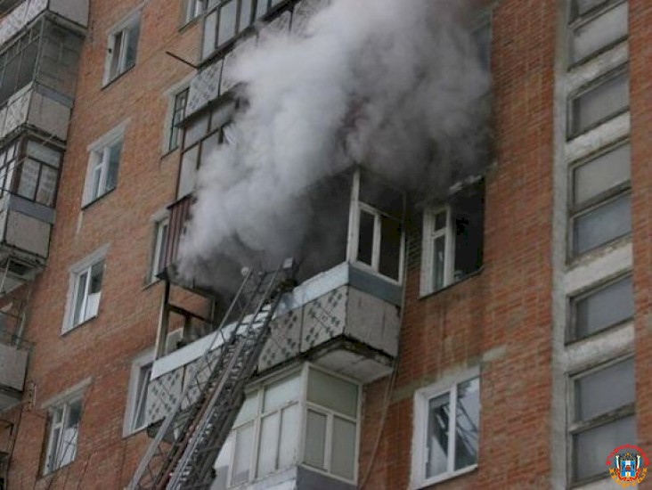 Во время пожара в Таганроге спасли двух человек