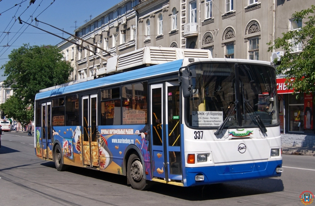 В Ростове-на-Дону 8 мая изменится маршрут троллейбуса №1