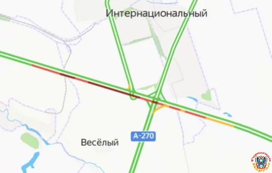 12-километровая пробка из-за дорожных работ образовалась на трассе М-4 под Шахтами