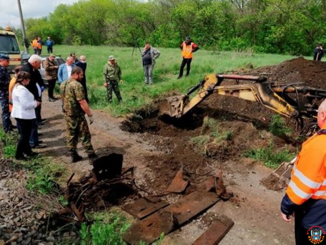 В Ростовской области нашли обломки взорванного бронепоезда времен ВОВ