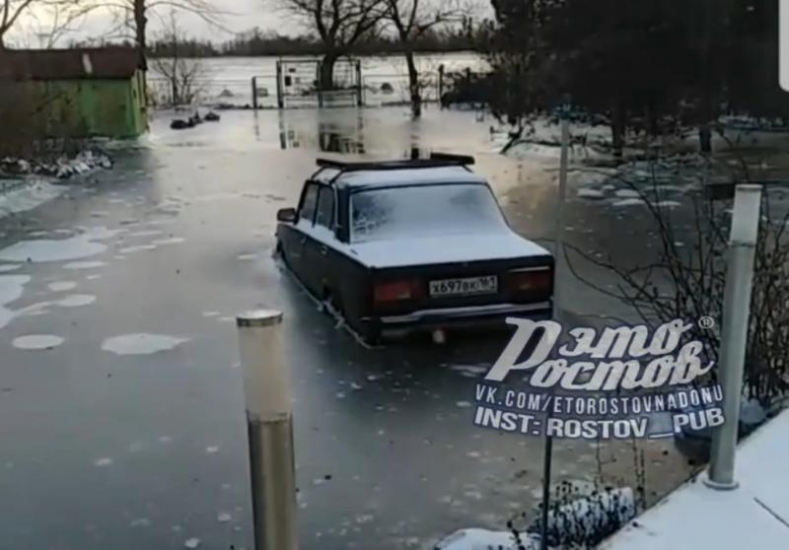 Станицу Елизаветинскую затопило в Ростовской области