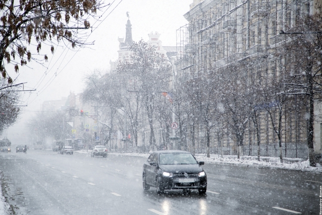 Мокрый снег и гололед обещают в Ростове в четверг