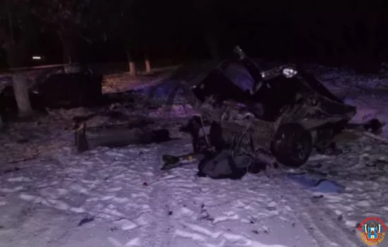 Врезавшись в дерево на «Ладе», погиб мужчина в Ростовской области