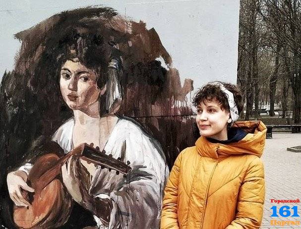 Ростовская художница украшает обшарпанные фасады